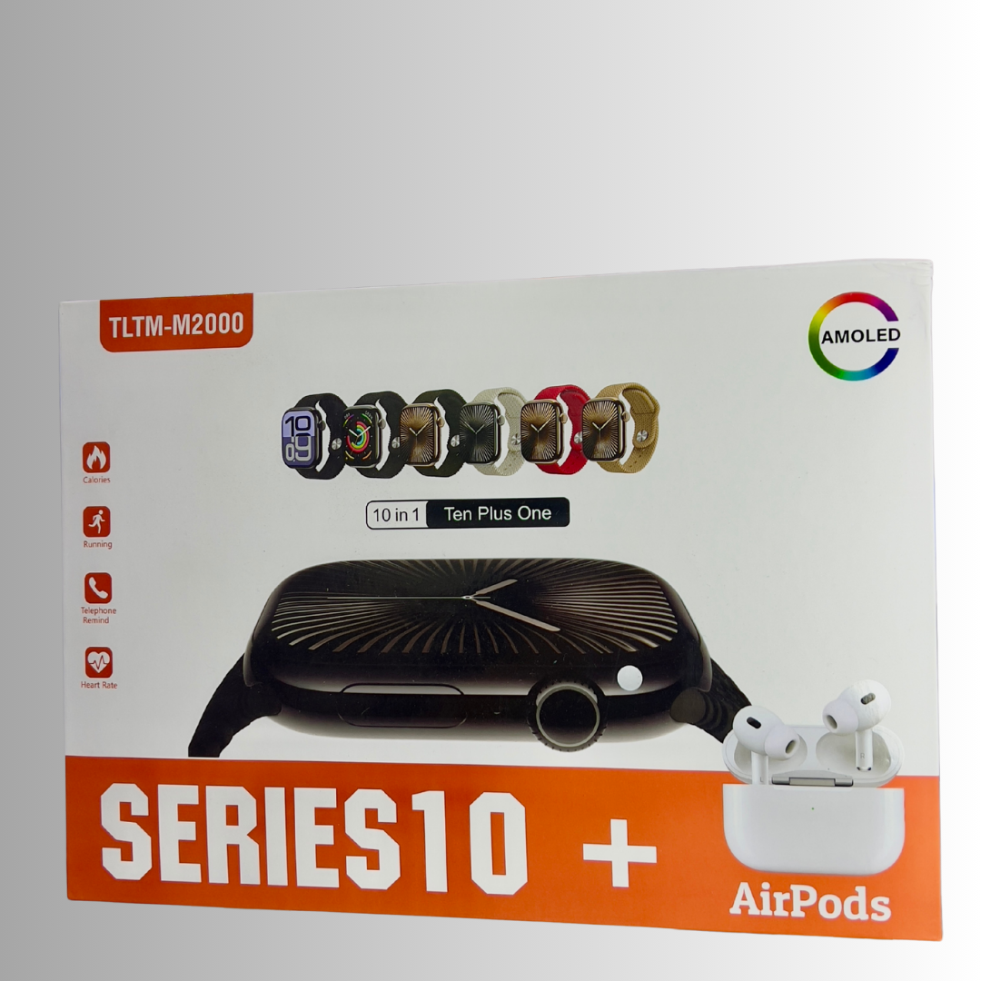Series 10 Plus Smart Watch with Airpods